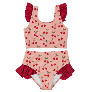 Very Cherry Flutter Bikini Girls Swimsuit