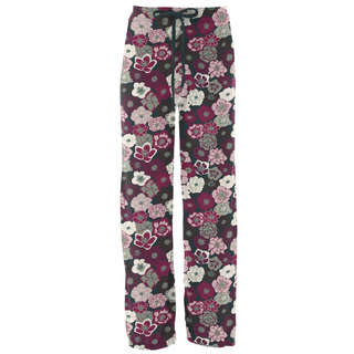 Bamboo Women's Print Lounge Pants: Hellebores