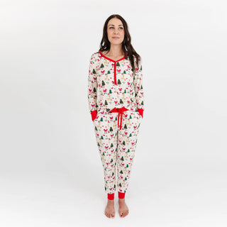 Cozy Christmas Bamboo Women's Jogger Pajama Pants