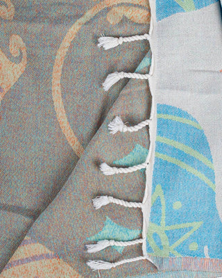 Sea Devils Devil Ray Turkish Organic Cotton Beach Towel – Sand Resistant, Lightweight &amp; Absorbent