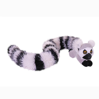 Wild Republic Tailkins Ring-Tailed Lemur – 40" Wearable Plush Lemur with Long Striped Tail, Shoulder Scarf & Stuffed Animal