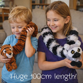 Wild Republic Tailkins Lion – 40" Wearable Plush Lion with Long Tail, Shoulder Scarf & Stuffed Animal