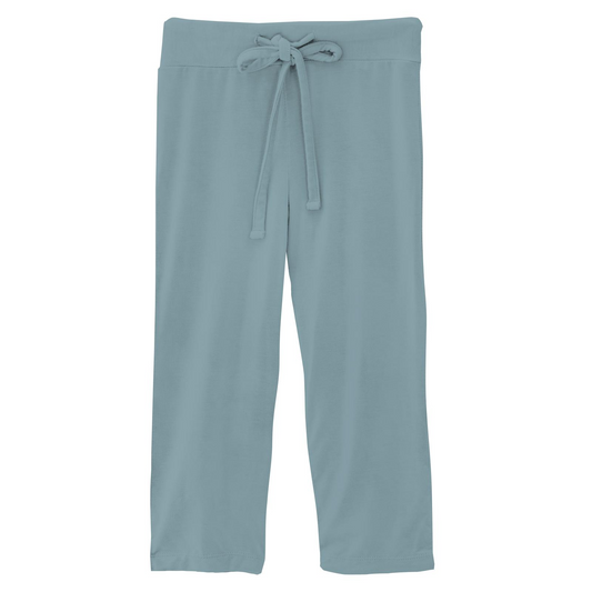 Bamboo Relaxed Pants: Stormy Sea