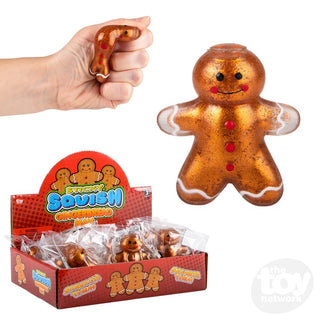 Squish Sticky Gingerbread Man – Christmas Sensory Fidget Toy