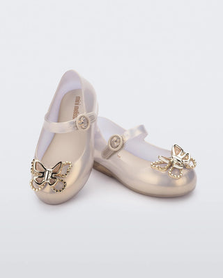 Sweet Love Butterfly Pearly Gold