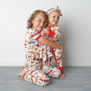 Farm Friends Short Sleeve Bamboo Pajama Set