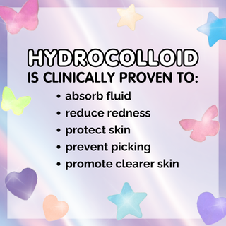 Holographic Heart Hydrocolloid Pimple Patches (78 Count) – Cute Acne Spot Stickers for Blemish Care, Oil Absorption & Skin Protection 💜