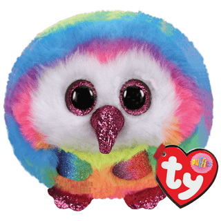 Owen - Multicolor Owl Beanie Ball