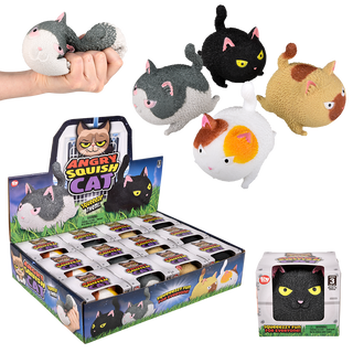 3.5" Squish & Stretch Puffy Cat