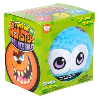 Hyper Air Plush Monster Bounce Ball – 3.25" Bouncy Monster Ball