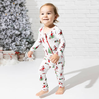 Christmas Pajamas: The Elf on the Shelf Convertible Footie Bamboo Sleepwear