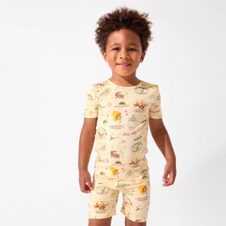 Jurassic Park Origins Kids Bamboo Short Set