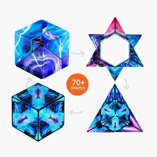 Shashibo® Vapor 2.0 Magnetic Puzzle Cube – Shape-Shifting STEM, STEAM & Sensory Fidget Toy