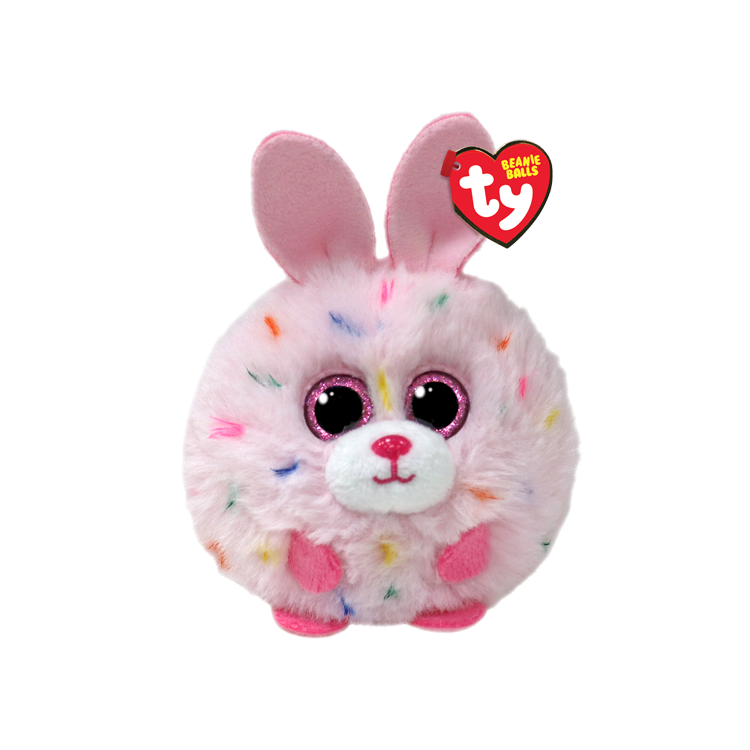 Strawberry - Pink Bunny Beanie Ball