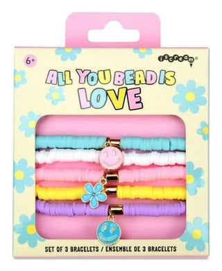 All You Bead Is Love Bracelet Set – Pastel Beaded Friendship Bracelets
