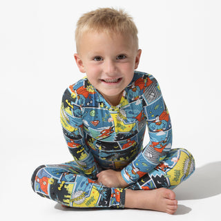 Justice League Heroes Bamboo Kids Pajamas