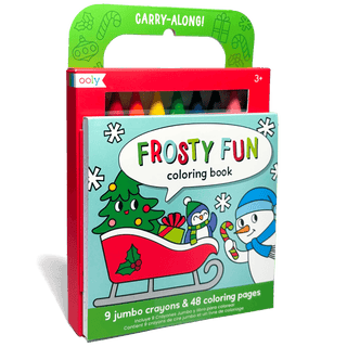 Carry Along! Coloring Book Set – Frosty Fun by OOLY
