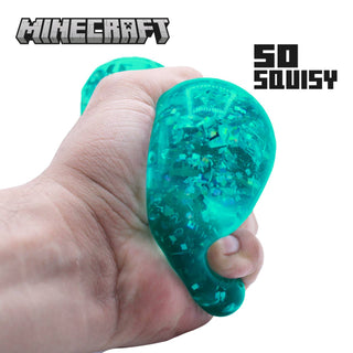 Minecraft Jelly Cube Surprise – Squishy Sensory Toy with Hidden Minecraft Collectible