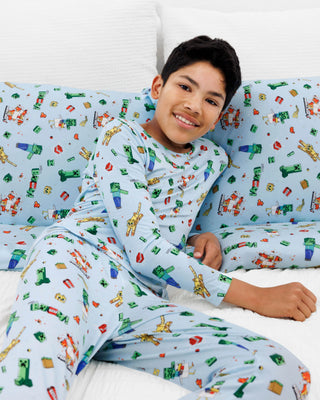 Minecraft: Chicken Jockey Bamboo Bed Sheet Set