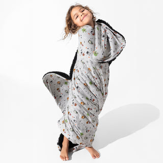 Little Monsters Bamboo Blanket