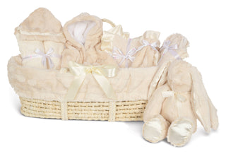 Cream Baby Gift Basket Set