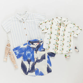 Boys Jack Shirt - Riviera Stripe