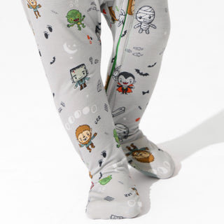 Little Monsters Bamboo Convertible Footie