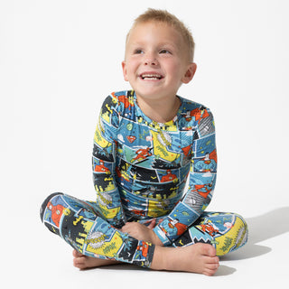 Justice League Heroes Bamboo Kids Pajamas