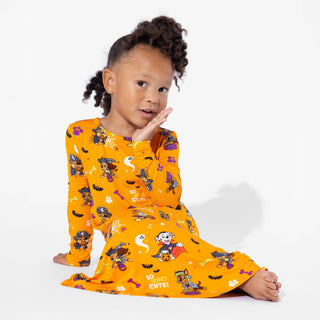 PAW Patrol: Halloween Pups Bamboo Girls' Long Sleeve Dress