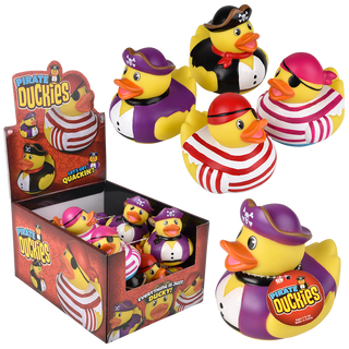 Pirate Rubber Duckies Cruise Ship Hide & Seek Bath Toy Set 3.75” Pirate Rubber Duckies – Cruise Ship Hide & Seek Bath Toy & Party Favor