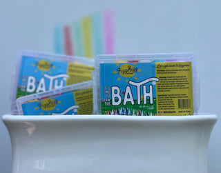 It's time to draw the bath! Bath Crayons