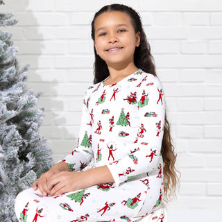 The Elf on the Shelf Bamboo Girls' Long Sleeve Dress