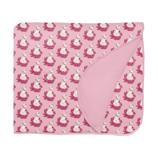 Print Fluffle Toddler Blanket with Embroidery in Cake Pop Thumbelina