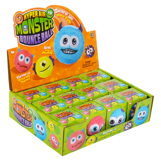Hyper Air Plush Monster Bounce Ball – 3.25" Bouncy Monster Ball