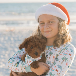 Coastal Christmas Bamboo Pet Bandana