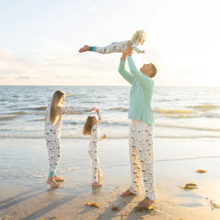 Coastal Christmas Bamboo Convertible Baby Pajama