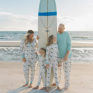 Coastal Christmas Bamboo Women's Jogger Pajama Pants