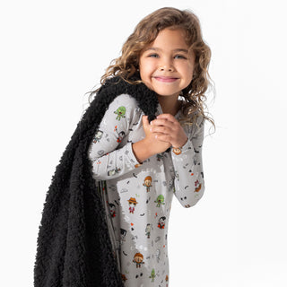 Little Monsters Bamboo Blanket