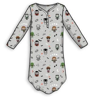 Little Monsters Bamboo Women's Nightgown
