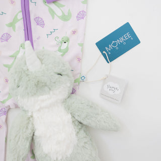 Narwhal x Slumberkins Girls Youth Short Set