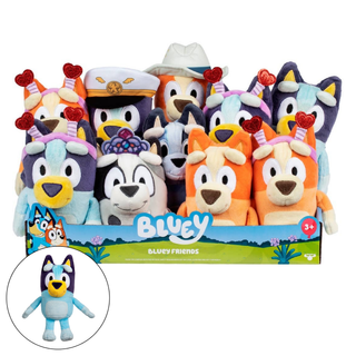 Bluey Plush Toy Collection – Ultra Soft Stuffed Animal for Kids | Bluey, Bingo & Smoochy Kiss Characters for Cuddles, Comfort & Imaginative Play