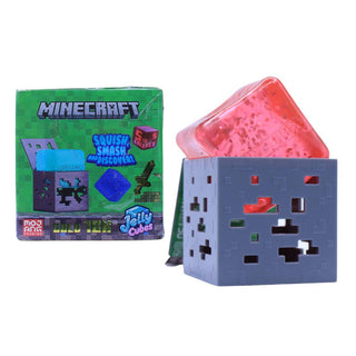 Minecraft Jelly Cube Surprise – Squishy Sensory Toy with Hidden Minecraft Collectible
