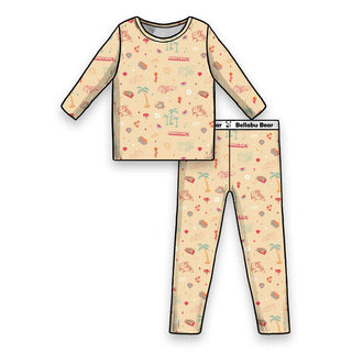 Minecraft: Summer Vibes Bamboo Kids Pajamas