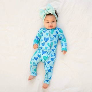 Cruz One Piece Valentines Day Bamboo Convertible Lounge Set with 2 Way Zipper