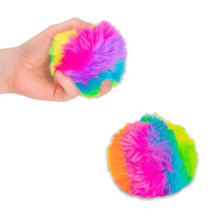 Scrunchems® Furry Sugar Stress Ball – Fluffy Sensory Squishy Fidget Toy