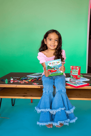 Carry Along! Coloring Book Set – Frosty Fun by OOLY