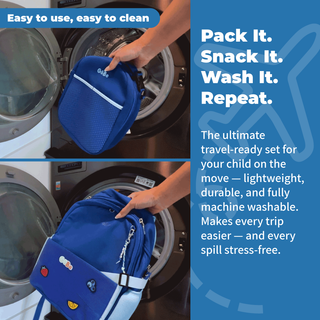 GoBe Customizable Kids Backpack & Lunchbox – Washable Preschool & Toddler Backpack with Lunchbox