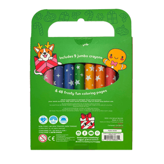 Carry Along! Coloring Book Set – Frosty Fun by OOLY