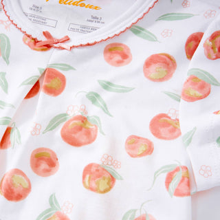 Summer Peaches Pima Kid Short Pajama