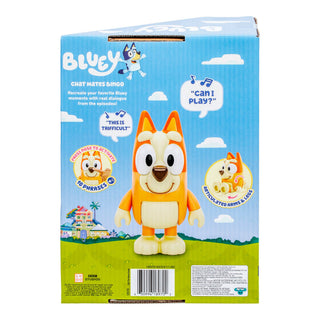 Bluey Chat Mates Talking Figures – Interactive Bluey & Bingo Toys with Sound | Articulated Preschool Toy for Imaginative Play & Storytelling